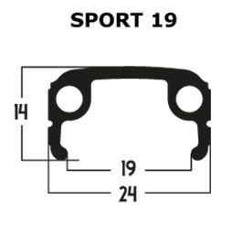 HR 28 19-622 SCHÜR. SPORT19 ALU SW GEDR FL 36L NA VA ALU-NF 7-F SCHRAUB SI SP ZINK 2,00 SI NI SI