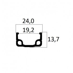 HR 28 19-622 STAND P24H ALU NAT DISC FL 36L NA VA ALU-NF 7-F SCHRAUB SI SP NIRO 2,00 SI NI SI